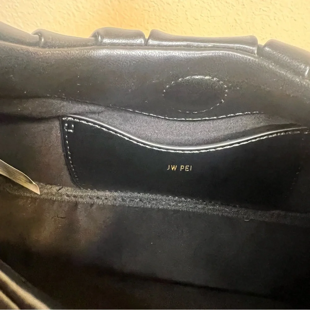 JW PEI Gabbi Ruched Hobo Handbag in Black